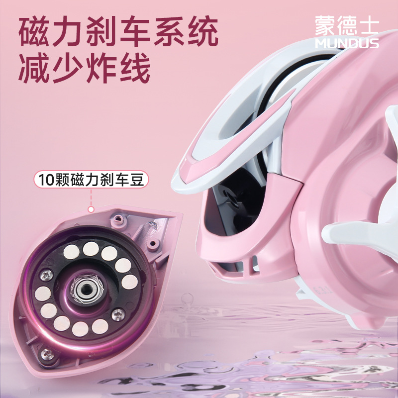 Pink 6.3:1 Gear Ratio 3+1 Ball - Ice Fishing Reel review and price
