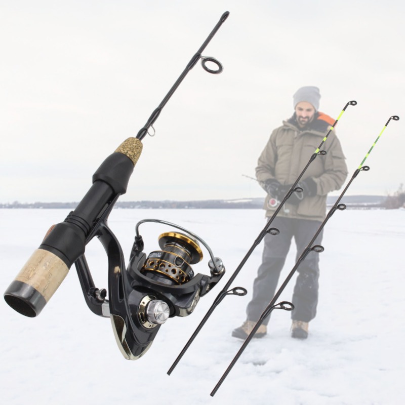 60cm 2 Tips Rod Reel Combos Wi - Ice Fishing Reel review and price