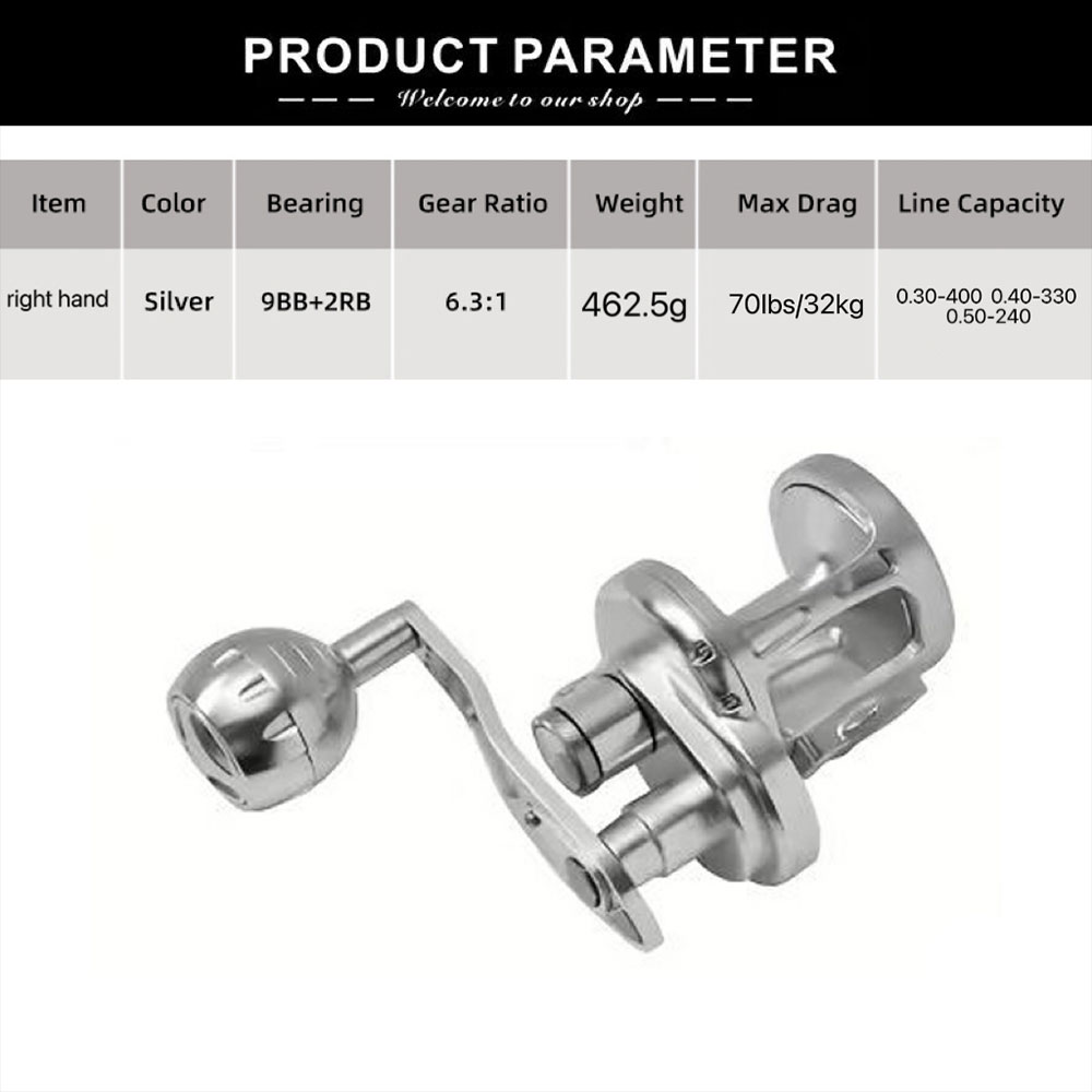 Saltwater Trolling Reel High S - Trolling Reel review and price